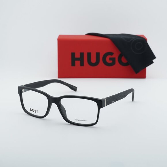 Hugo Boss BOSS 0831/IT 0DL5 00 Rectangle Eyeglasses 55mm – Matte Black - Picture 6 of 9